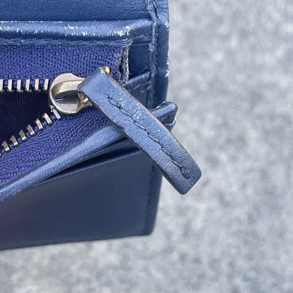 💕SOLD💕Gucci Marmont Denim Pearl GG Compact Wallet - Picture 11 of 15